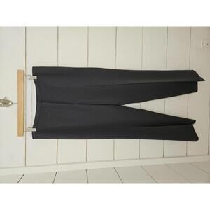 Jones New York Size 10 Petite dark grey straight leg dress pants